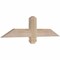 Ekena Millwork Eugene Smooth Timber Gable Bracket, Douglas Fir, 36"W x 9"H x 1 1/2"D x 3 1/2"F, 6/12 Pitch GBW036X09X0204EUG00SDF - alternate 3
